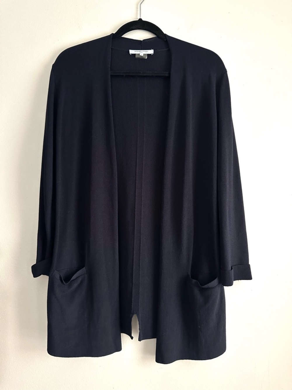 Gerard Darel‎ • Viscose Blend Open Longline Cardigan